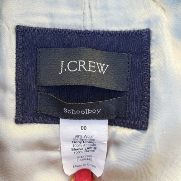 J. Crew Schoolboy 3-Button Blazer Navy Size 00 - Picture 5 of 5
